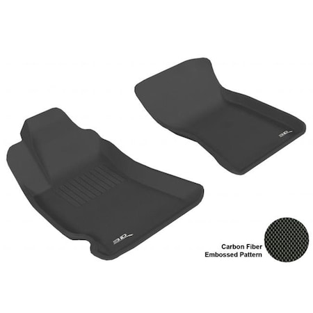 3D Maxpider L1SB00311509 SUBARU FORESTER 2009-2013 KAGU BLACK R1 Floor Mat L1SB00311509